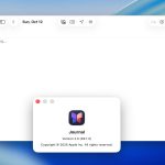 Journal app window open on a Mac desktop